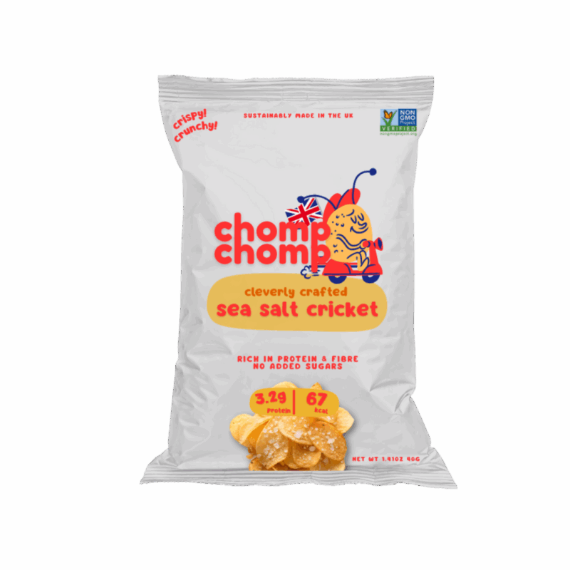 Sea Salt Cricket Crisps 40g