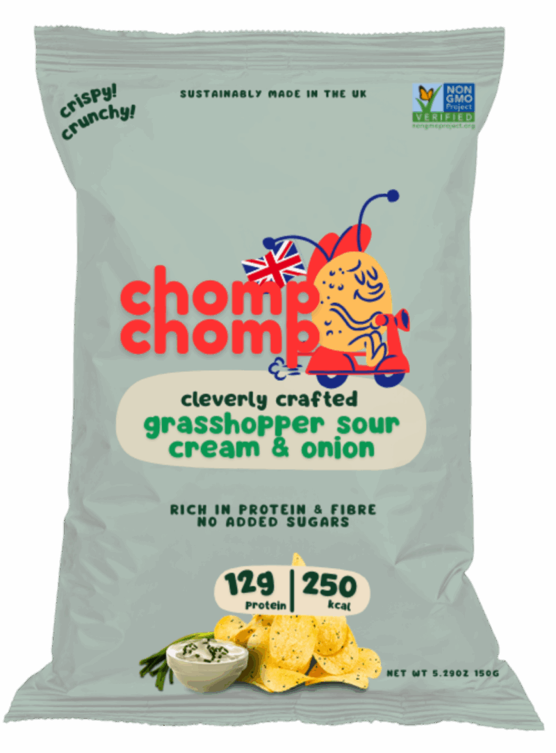 Grasshopper Sour Cream & Onion 150g